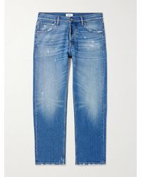 NN07 - Sonny 1871 Straight-leg Distressed Jeans - Lyst