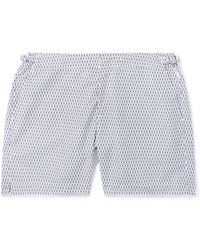 Orlebar Brown - Bulldog Geo Straight-leg Mid-length Printed Swim Shorts - Lyst