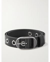Balenciaga - 3cm Le Cagole Eyelet-embellished Leather Belt - Lyst