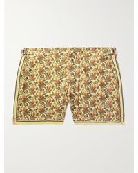 Orlebar Brown - Setter Straight-leg Mid-lengthpaisley-print Recycled Swim Shorts - Lyst