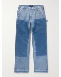 CHERRY LA - Straight-leg Distressed Jeans - Lyst