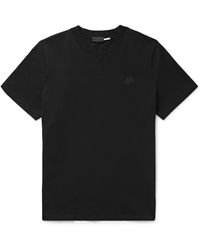 Moncler - Logo-appliquéd Printed Cotton-jersey T-shirt - Lyst