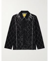 AIREI - Embroidered Organic Denim Jacket - Lyst