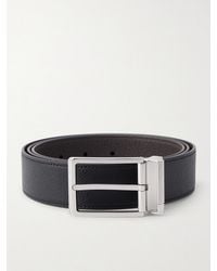 dunhill - 35Mm Full-Grain Leather Belt - Lyst