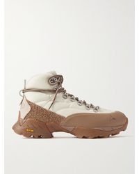 ROA - Andreas Strap Rubber And Leather-Trimmed Ripstop Hiking Boots - Lyst