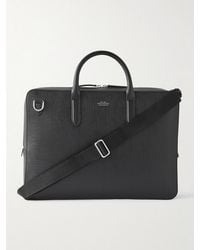 Smythson - Panama Cross-grain Leather Briefcase - Lyst