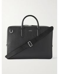 Smythson - Aktentasche aus quergemasertem Panama-Leder - Lyst
