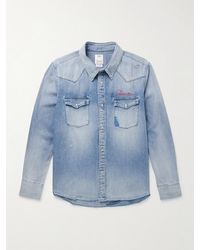 Visvim - Social Sculpture Logo-Embroidered Denim Shirt - Lyst