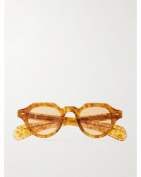 Jacques Marie Mage - Kellerman Round-frame Tortoiseshell Acetate Sunglasses - Lyst