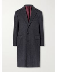 Rubinacci - Herringbone Virgin Wool Coat - Lyst