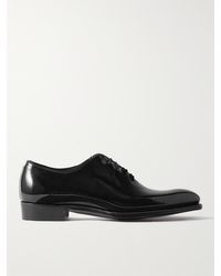 George Cleverley - Merlin Whole-cut Patent-leather Oxford Shoes - Lyst
