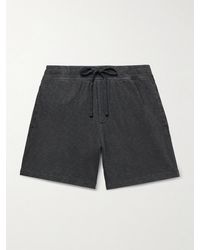 James Perse - Loopback Cotton-Jersey Drawstring Shorts - Lyst