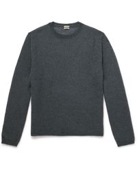 Massimo Alba - Leonard Mohair And Silk-Blend Sweater - Lyst