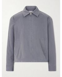 FRAME - Cotton-blend Trucker Jacket - Lyst