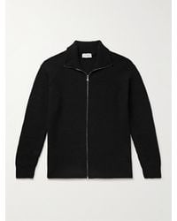 John Smedley - Thatch Recycled-cashmere And Merino Wool-blend Zip-up Cardigan - Lyst