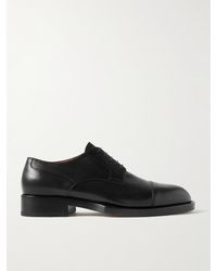 Dries Van Noten - Cap-toe Leather Oxford Shoes - Lyst
