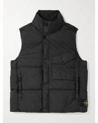 Stone Island - Piumino Smanicato Trapuntato - Lyst