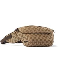 Gucci - Logo-Jacquard Canvas Belt Bag - Lyst