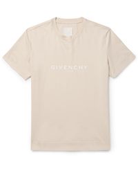 Givenchy - Archetype Logo-print Cotton-jersey T-shirt - Lyst
