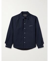 Jacquemus - Boulanger Logo-embroidered Padded Canvas Overshirt - Lyst