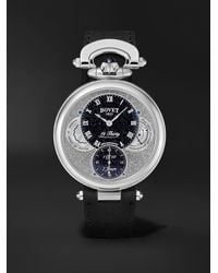 Bovet - 19Thirty Limited Edition Hand-Wound Stainless Steel Watch, Ref. Nts0115 - Lyst