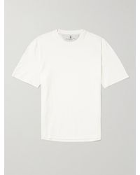 Brunello Cucinelli - T-shirt in jersey di cotone - Lyst