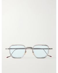 Jacques Marie Mage - Atkins D-Frame-Tone Titanium Sunglasses - Lyst