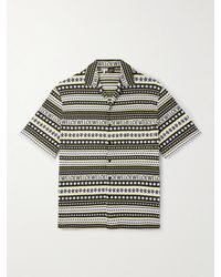 Loewe - Paula's Ibiza Jaquard-Hemd aus Baumwolle mit Reverskragen - Lyst