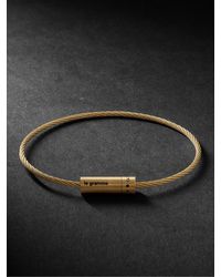 Le Gramme - Le 11 Brushed 18-karat Gold Bracelet - Lyst