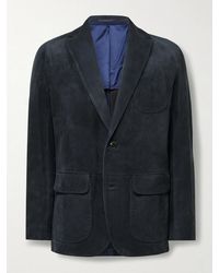 Sid Mashburn - Butcher Unstructured Suede Blazer - Lyst