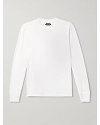 Tom Ford - Slim-fit Lyocell And Cotton-blend Jersey T-shirt - Lyst