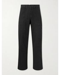 Fullcount - Usn Seamen's Straight-Leg Herringbone Trousers - Lyst