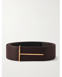 Tom Ford - 4Cm Full-Grain Leather Belt - Lyst