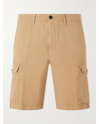 Slowear - Straight-Leg Cotton And Linen-Blend Shorts - Lyst