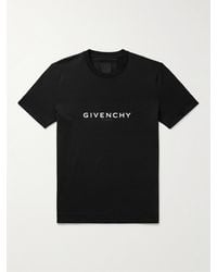 Givenchy - T-Shirt aus Baumwoll-Jersey mit Logoprint - Lyst