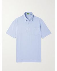 Sid Mashburn - Peri Logo-Embroidered Pima Cotton-Piqué Polo Shirt - Lyst