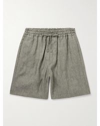 Kingsman - Straight-Leg Linen Drawstring Shorts - Lyst