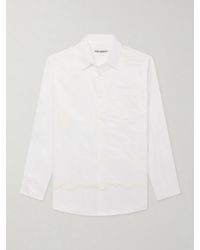 Our Legacy - Vast Layered Embroidered Cotton-poplin Shirt - Lyst