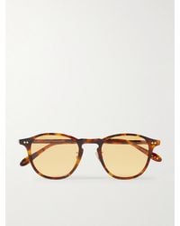 Garrett Leight - Hampton J Sun Round-Frame Tortoiseshell Acetate Sunglasses - Lyst