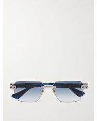 Dita Eyewear - Meta-Evo One Square-Frame-Tone And Acetate Sunglasses - Lyst