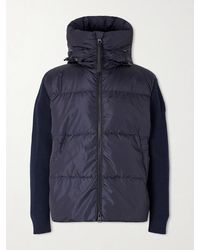 Canada Goose - Hybridge Wool And Quilted Shell Hooded Down Jacket - Lyst