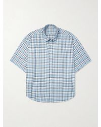 Acne Studios - Checked Woven Shirt - Lyst