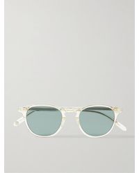 Garrett Leight - Hampton Round-Frame Acetate Polarised Sunglasses - Lyst