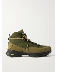 Roa - Andreas Suede And Rubber-Trimmed Ripstop Hiking Boots - Lyst
