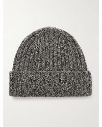 MR P. - Ribbed Wool And Cashmere-Blend Beanie - Lyst