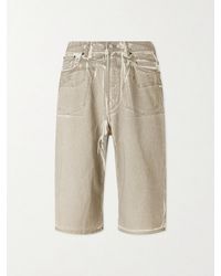 Acne Studios - Judda U Lux Straight-Leg Printed Denim Shorts - Lyst