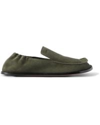 Loewe - Flex Suede Loafers - Lyst