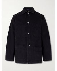 Drake's - Denim Chore Jacket - Lyst