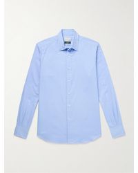 Incotex - Glanshirt Cotton Oxford Shirt - Lyst