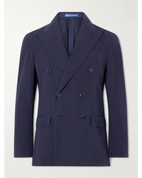 Polo Ralph Lauren - Double-Breasted Cotton-Canvas Suit Jacket - Lyst